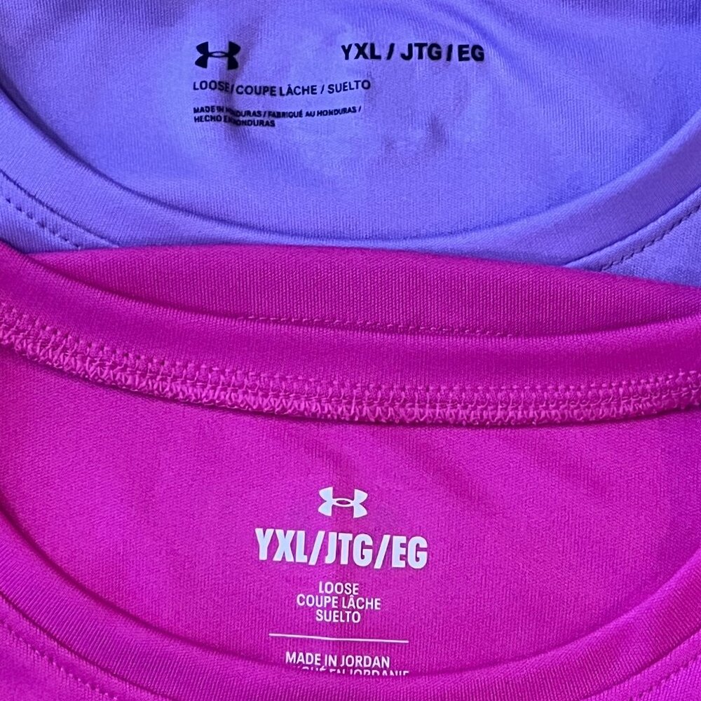 Girls Under Armour t-shirts (Youth XL) - 2 - Picture 6 of 6